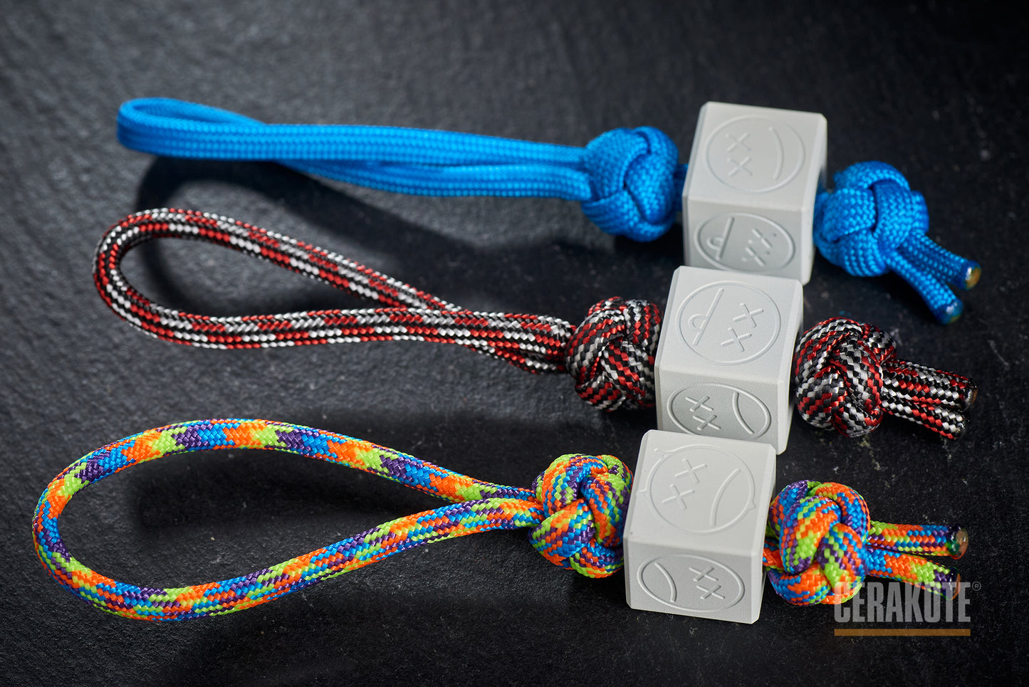 White Cerakote cool bead for bracelets Cube _ 5