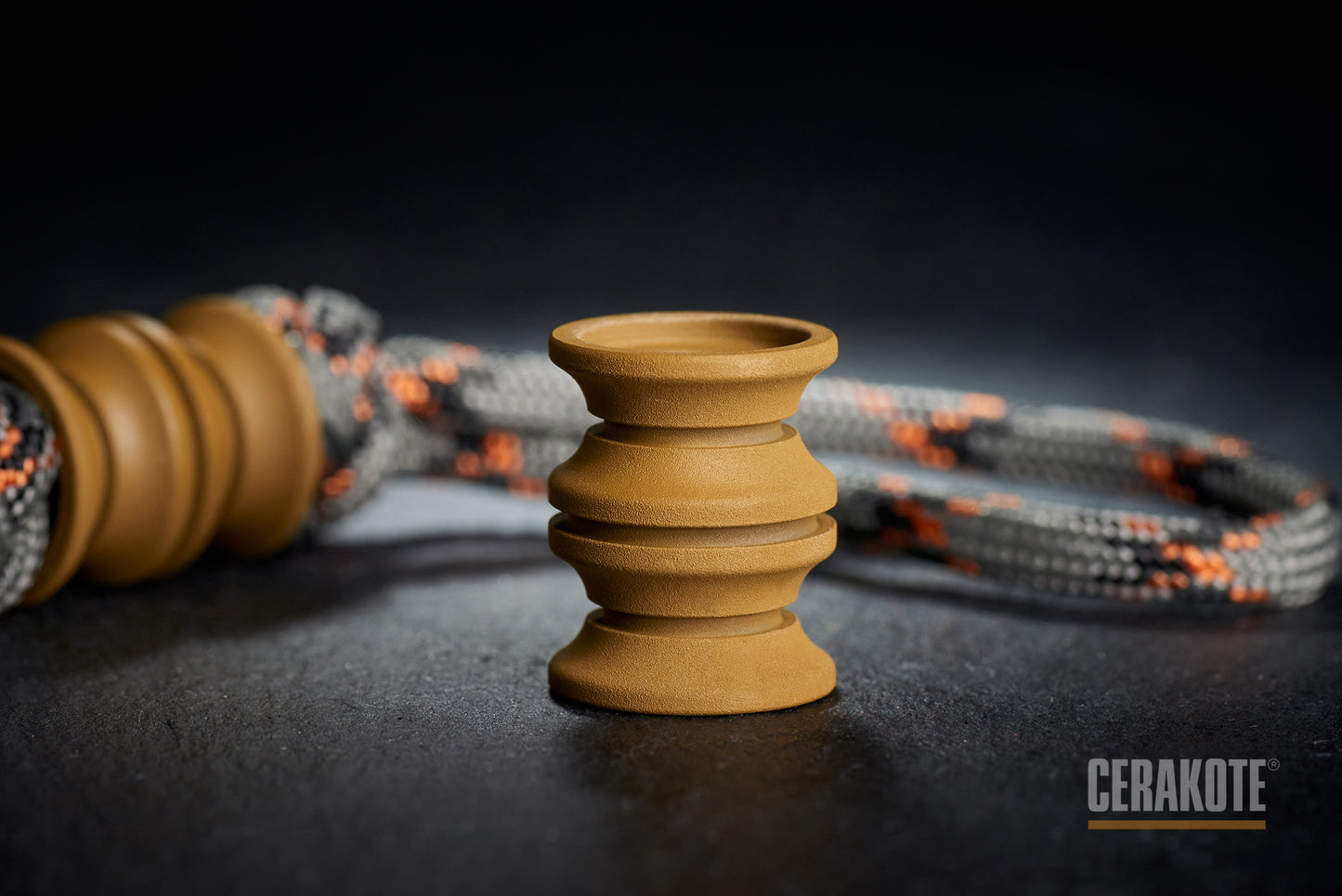 Mustard Cerakote cheap lanyard bead Cylinder _ 1