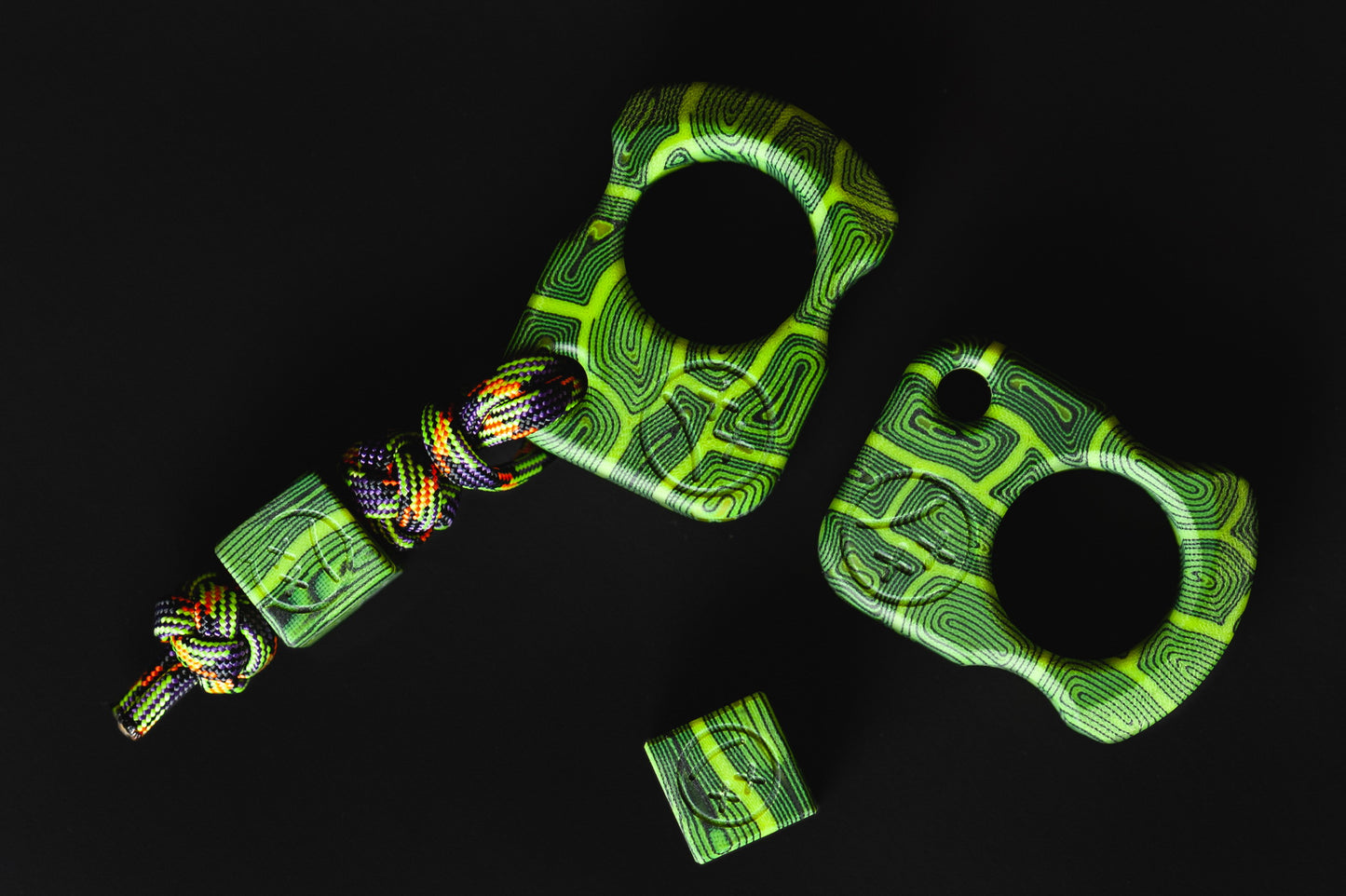 Minecraft Green best micarta 1 finger brassknuckle SFK 01 _ 7