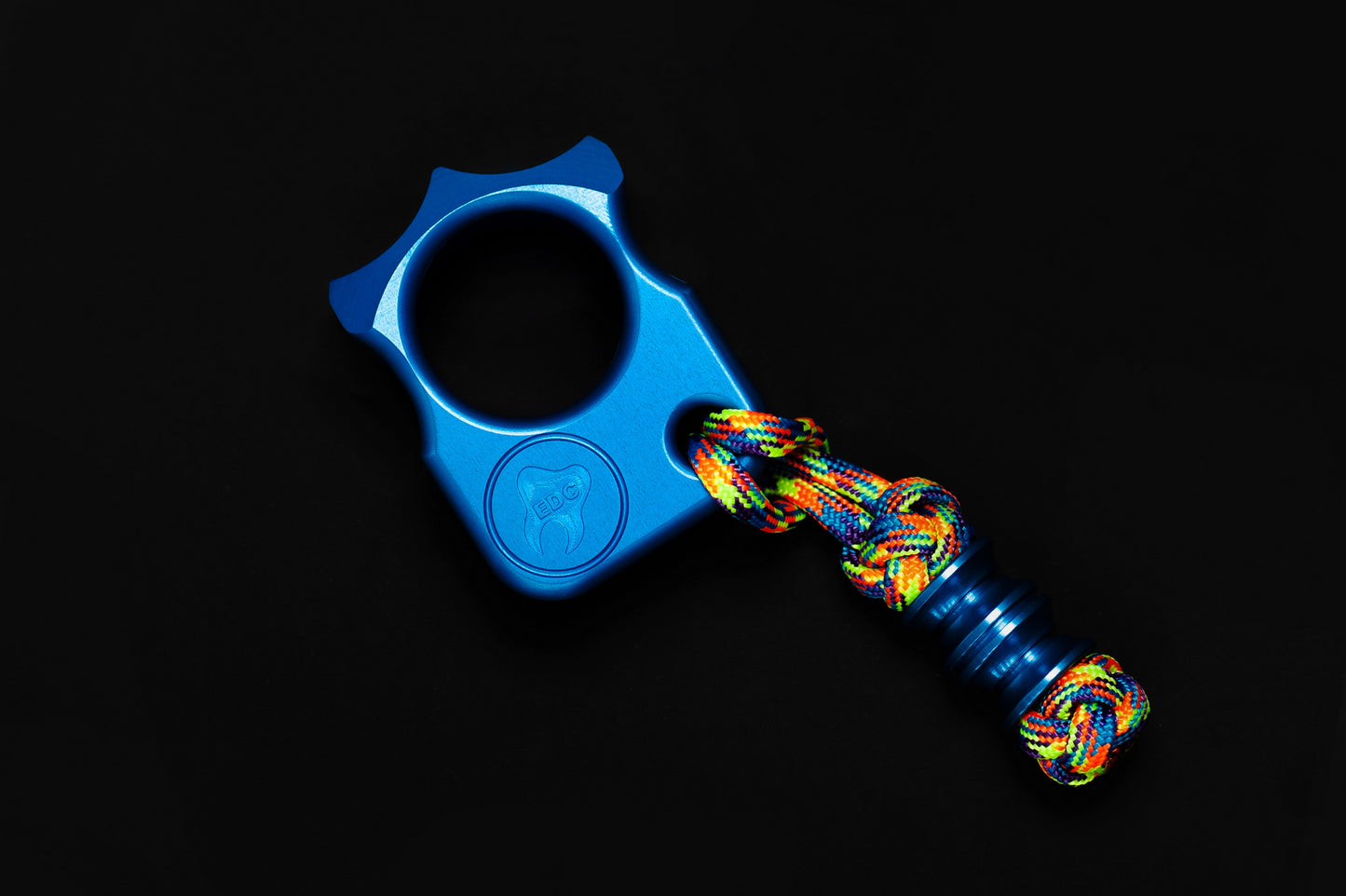 Blue cool aluminum one finger edc knuck SFK 03 _ 3