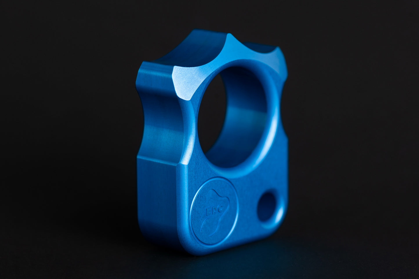 Blue cool aluminum one finger edc knuck SFK 03 _