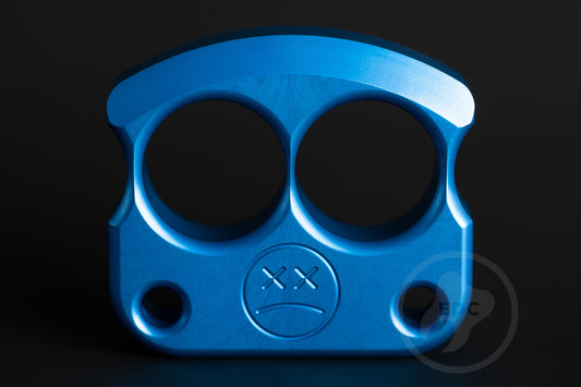 Two Finger Knuckleduster DFK 01 Blue Anodizing Type 2