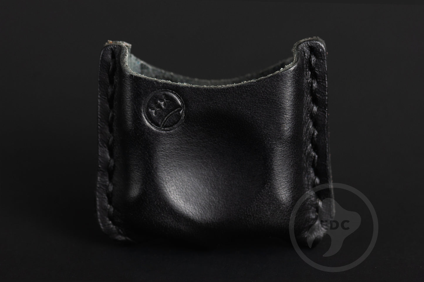 Black leather EDC Pouch for Knuck SFK 03 _ 2