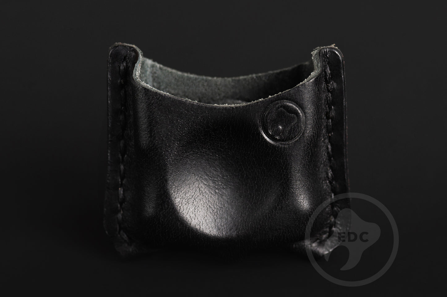 Black leather EDC Pouch for Knuck SFK 03 _ 3
