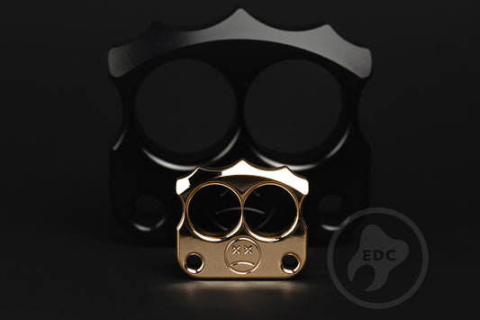 Men's Necklace EDC Knuck DFK 03 Polished Brass