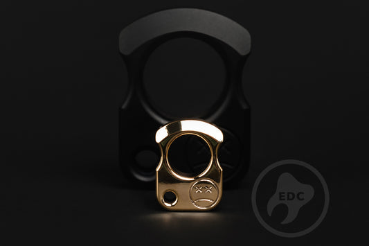 Pendant For Men EDC Knuck SFK 01 Polished Brass
