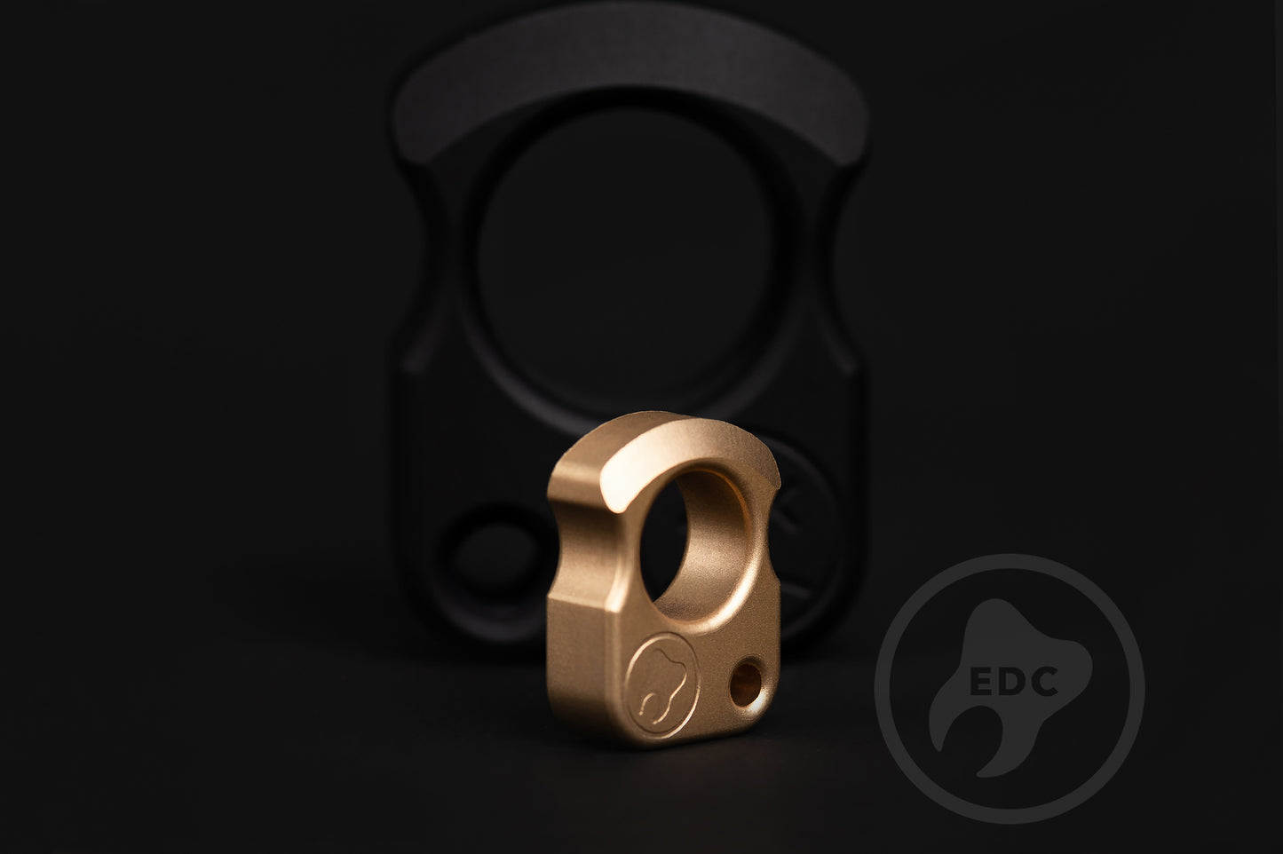 Men Pendant Necklace EDC Knuck SFK 01 Sandblasted Brass