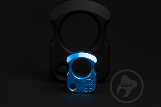Men's Pendant EDC Knuck SFK 01 Blue Anodizing Type 2