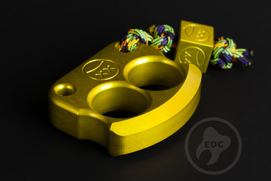 Double Finger Knuckle Brass DFK 01 Monster Anodizing Type 2