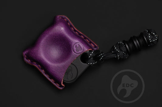 EDC Pouch Purple Leather for Knuck SFK 01