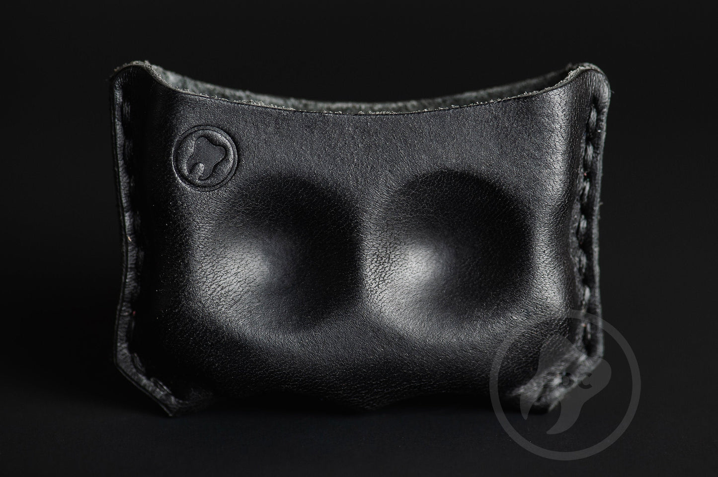 EDC Pouch Black Leather for Knuck DFK 03