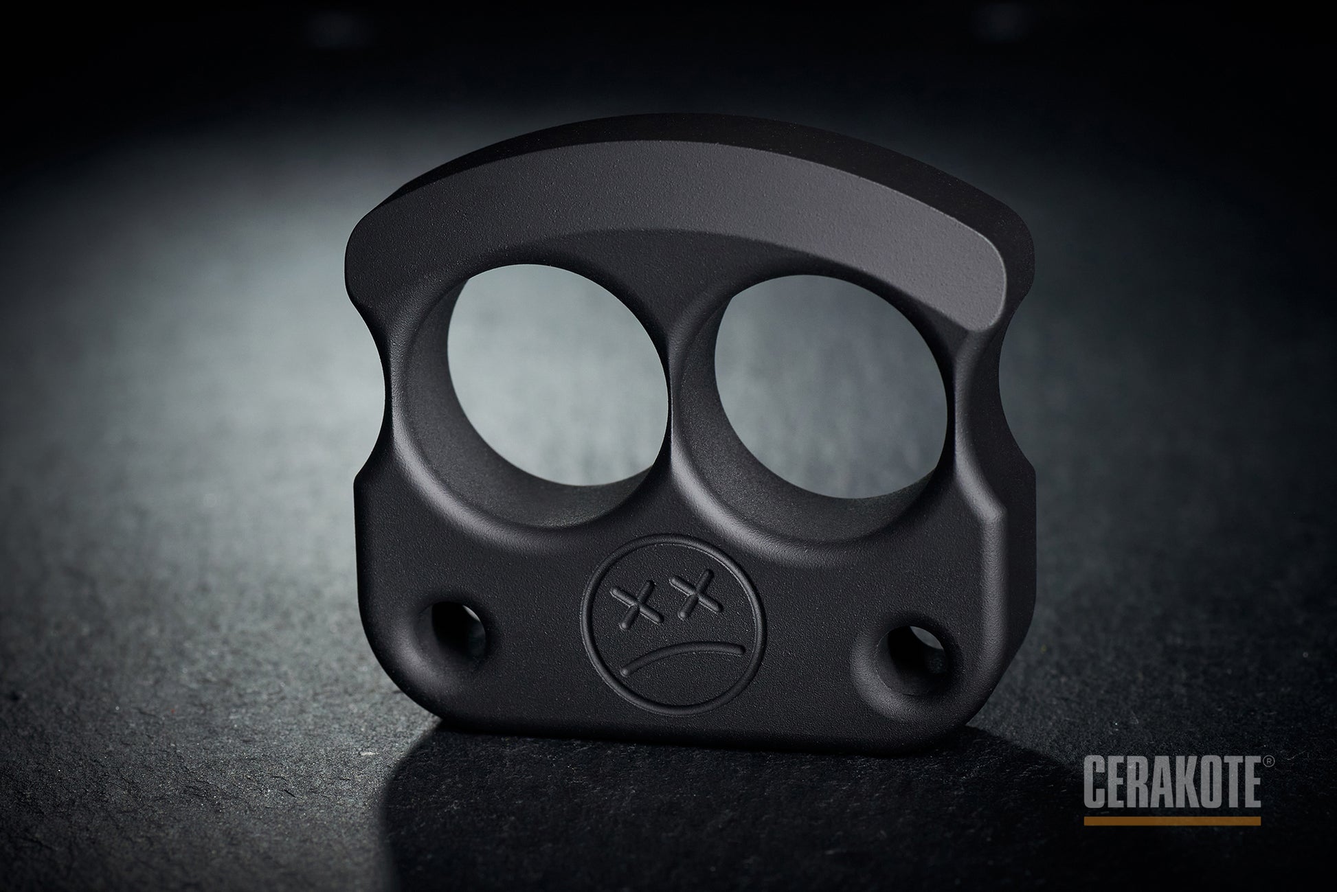 the best cerakote coated armor black edc knuckledusters DFK 01 - 2