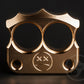 cool brass polished knuckle dusters two finger DFK 03 - 1