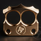 cool brass polished knuckle dusters two finger DFK 03 - 3