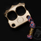 cool brass polished knuckle dusters two finger DFK 03 - 6