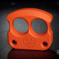 real cerakote coated hunter orange two finger knuckle duster DFK 01 - 2