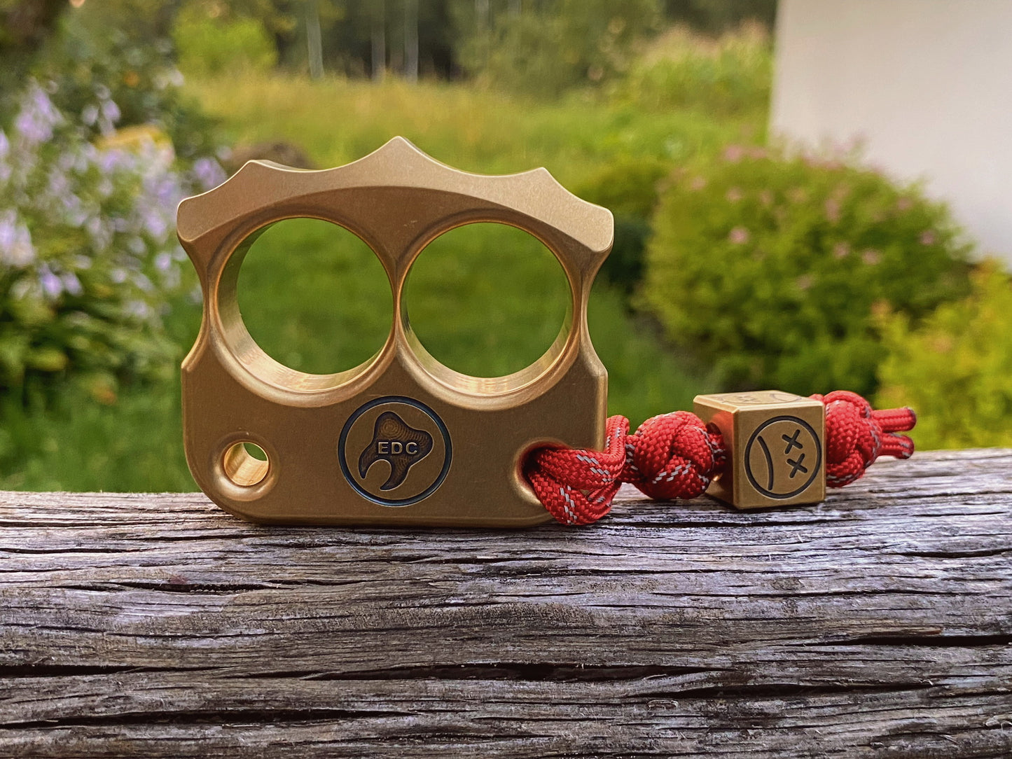 best brass stonewashed edc knuckledusters DFK 03 - 6