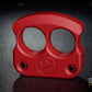 real cerakote coated ruby red brass knuckles DFK 01 - 3