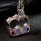 Men's Pendant EDC Knuck DFK 03 Splash Anodized Ti