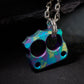 Necklace Men's EDC Knuck DFK 03 Splash Anodized Ti