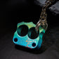 Men Pendant Necklace EDC Knuck DFK 03 Splash Anodized Ti