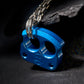 Pendant Necklace For Men EDC Knuck DFK 01 Blue Anodizing Type 2