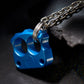 Men's Pendant EDC Knuck DFK 03 Blue Anodizing Type 2