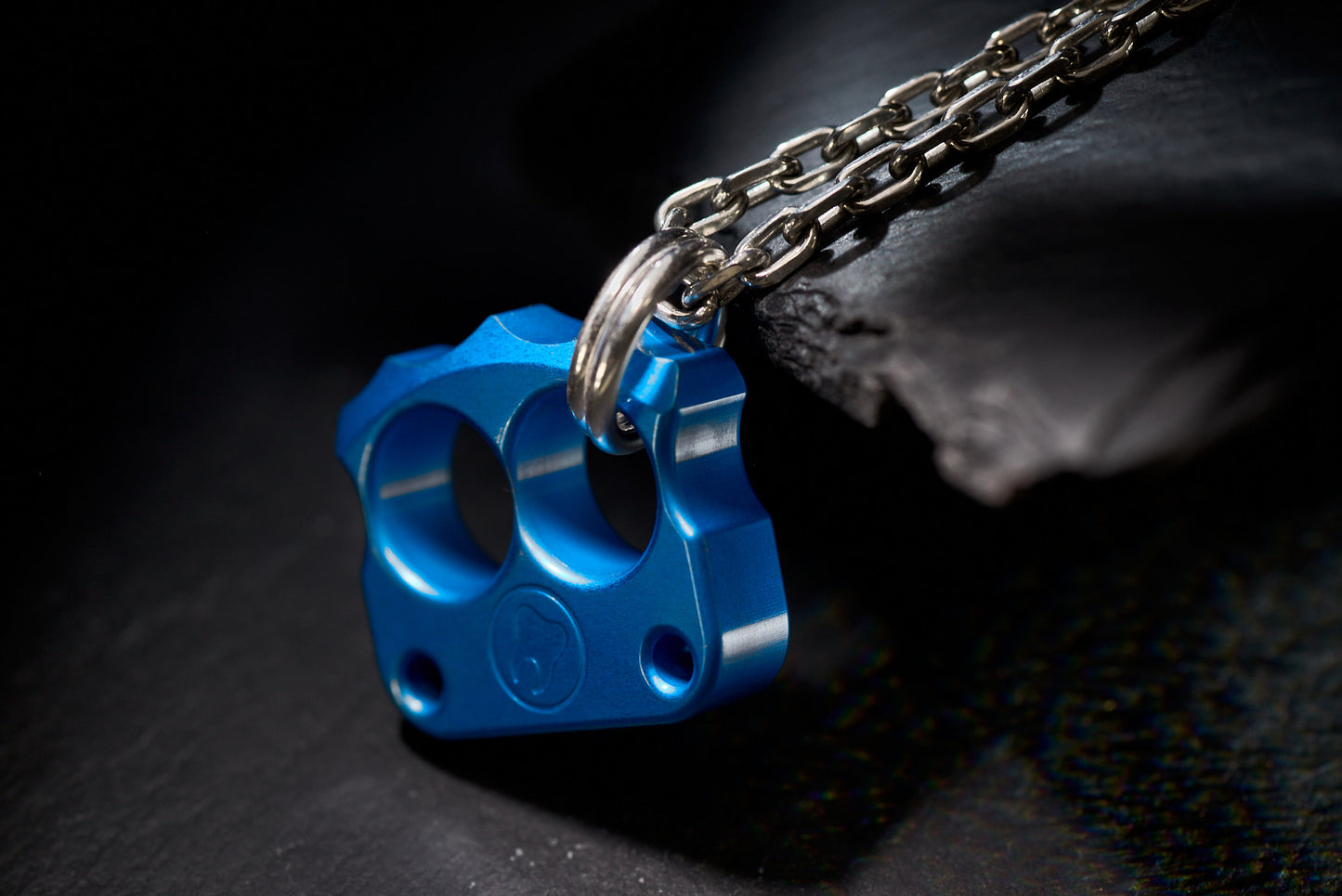 Men's Pendant EDC Knuck DFK 03 Blue Anodizing Type 2