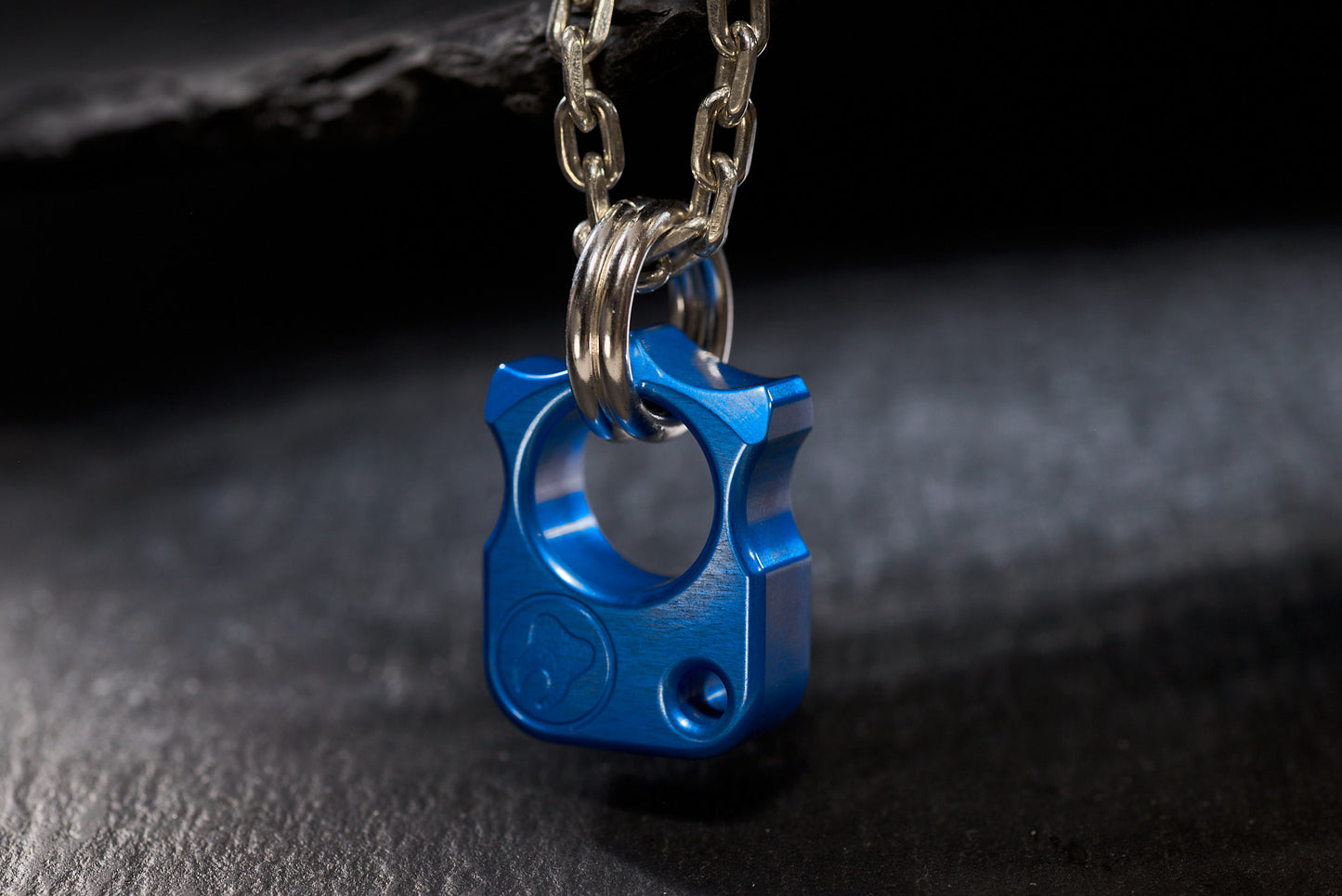 Necklace Men's EDC Knuck SFK 03 Blue Anodizing Type 2