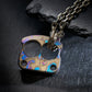 Men's Necklace EDC Knuck DFK 01 Splash Anodized Ti