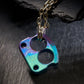 Men Necklace Pendant EDC Knuck DFK 01 Splash Anodized Ti