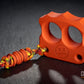 real cerakote coated hunter orange knuckle dusters 2 finger DFK 03 - 5