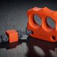 real cerakote coated hunter orange knuckle dusters 2 finger DFK 03 - 6