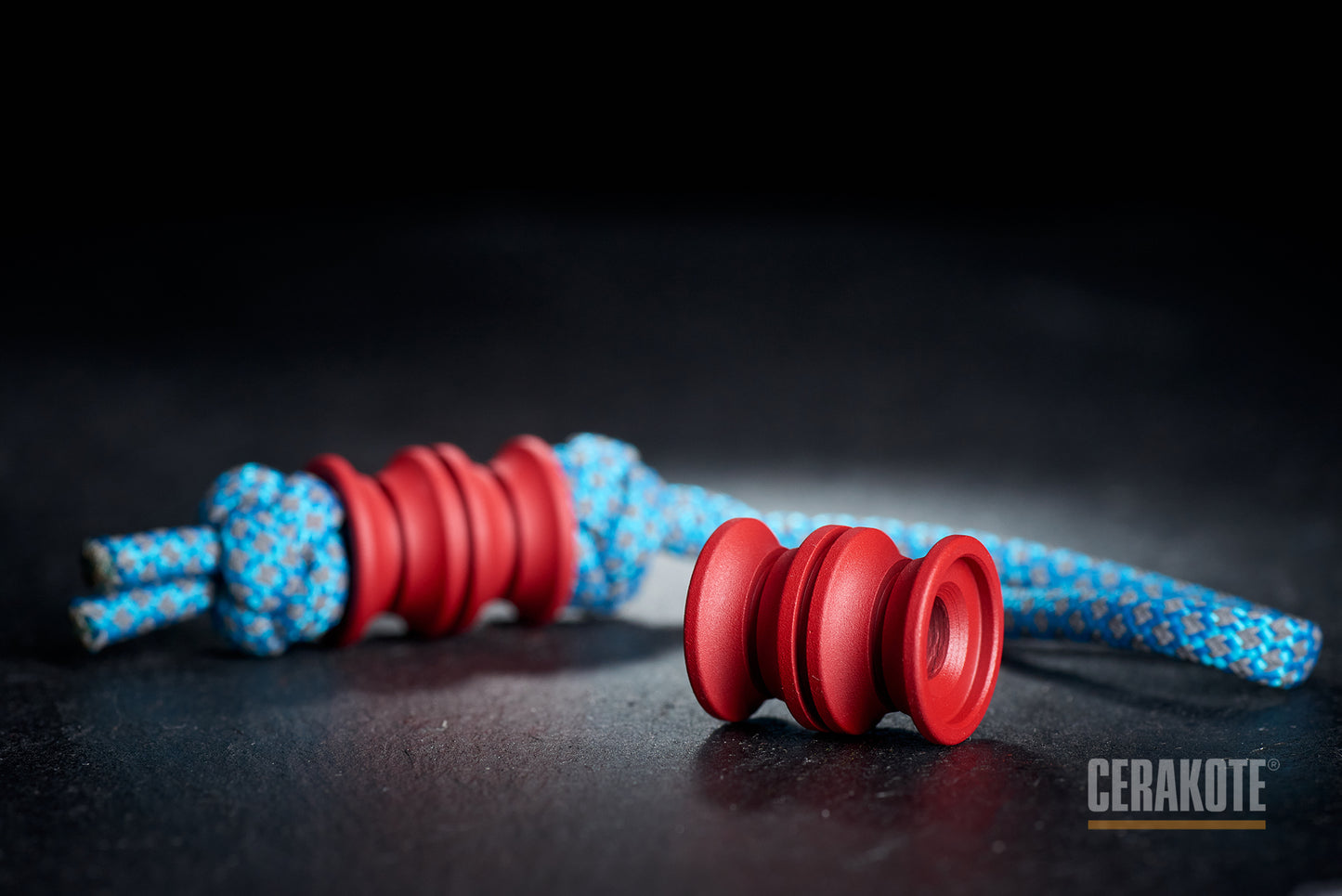 Bead Edc Cylinder Cerakote Coating H-306 Ruby Red