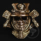 Brass Lanyard Bead Samurai Helmet