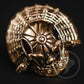 Brass Lanyard Bead Samurai Helmet