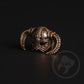 Vintage looking brass knife lanyard bead Dragonborn's Helmet _ 4