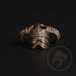 Vintage looking brass knife lanyard bead Dragonborn's Helmet _ 5