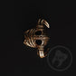 Vintage looking brass knife lanyard bead Dragonborn's Helmet _ 6