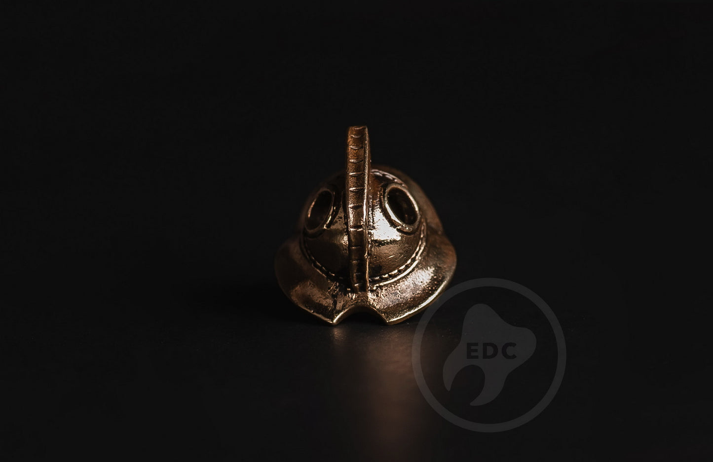 Brass Paracord Bead EDC Gladiator's Helmet