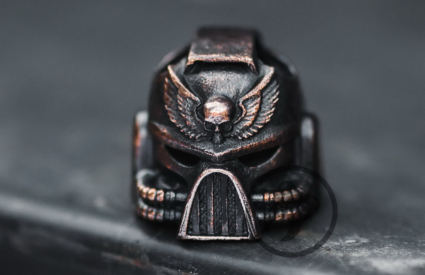 Brass Paracord Bead EDC Warhammer 40k Helmet