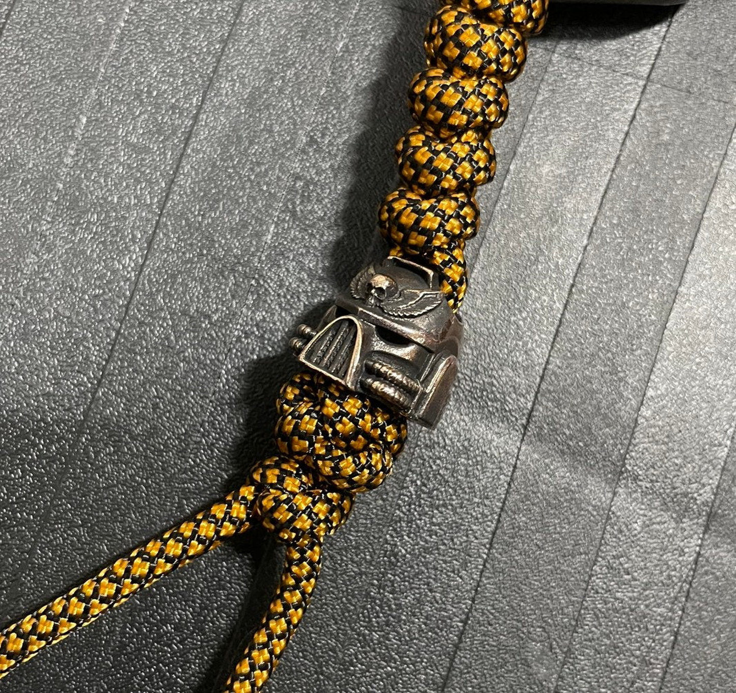 Brass Paracord Bead EDC Warhammer 40k Helmet