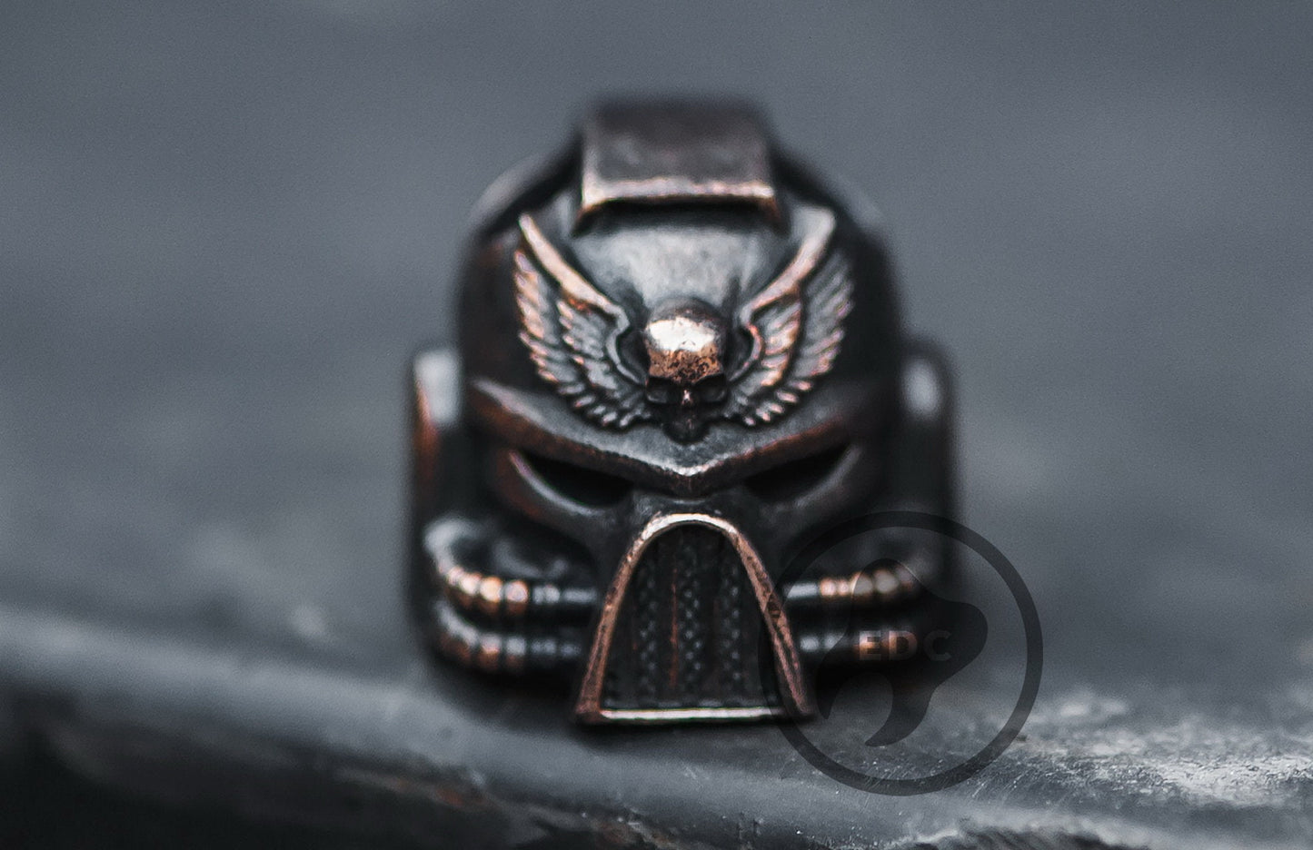 Brass Paracord Bead EDC Warhammer 40k Helmet