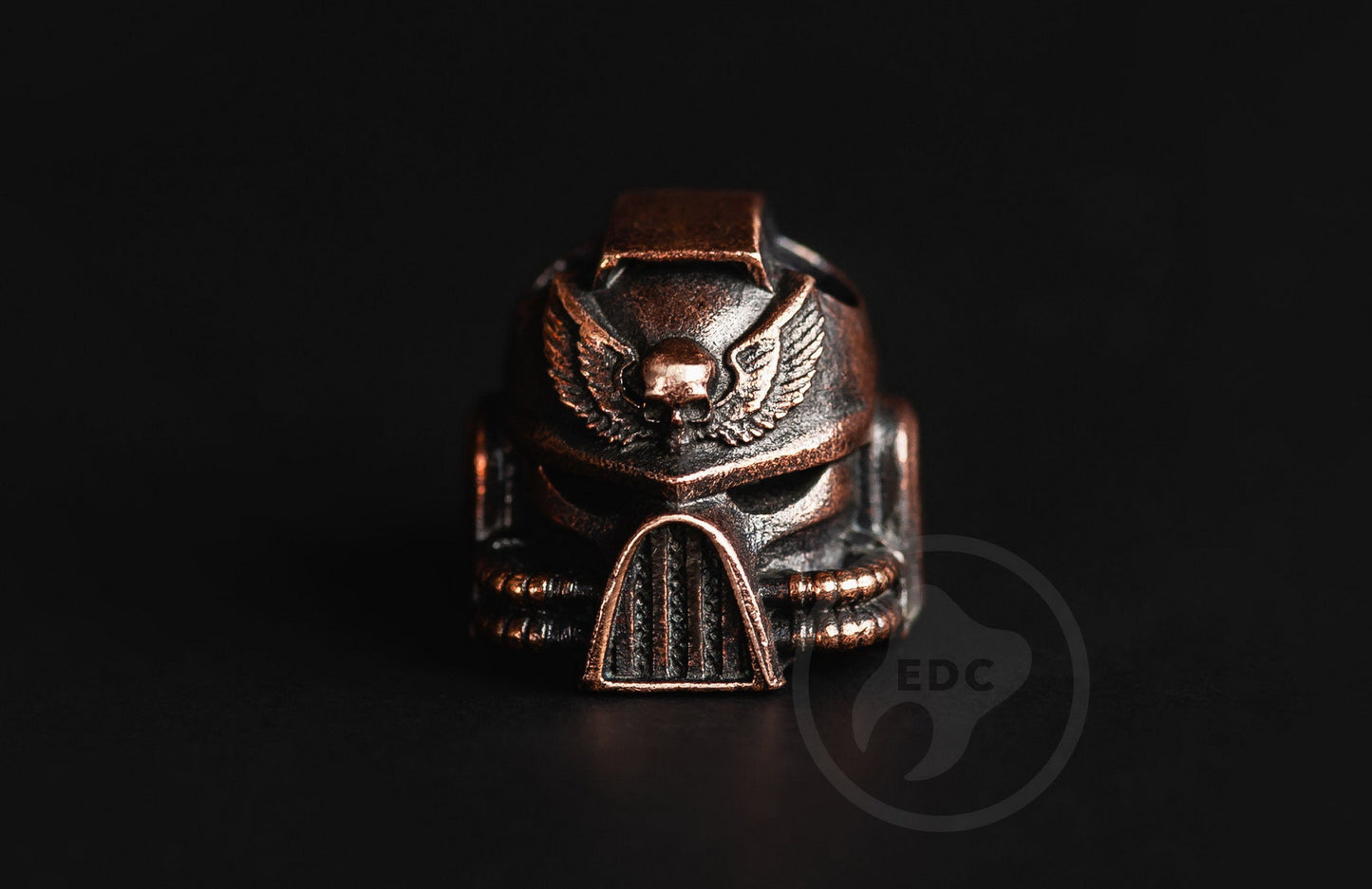 Brass Paracord Bead EDC Warhammer 40k Helmet