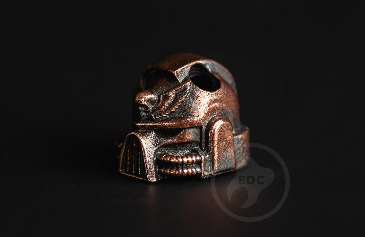 Brass Paracord Bead EDC Warhammer 40k Helmet