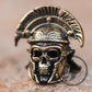 Vintage looking brass lanyard bead Centurion Helmet _ 1