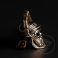 Vintage looking brass lanyard bead Centurion Helmet _ 7