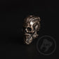 Vintage looking brass knife lanyard bead Skull Ragnar Lothbrok _ 4