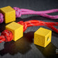 coolest cerakote coated corvette yellow brass knuckles two finger DFK 03 - 8