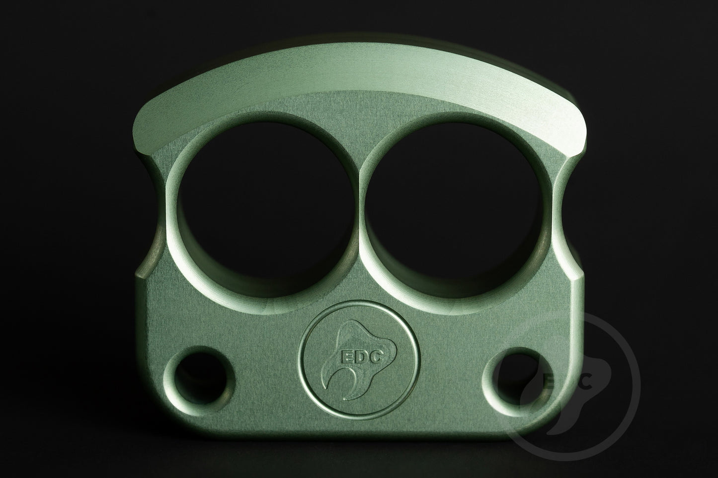 cool olive aluminum 2 finger knuckle dusters DFK 01 - 5